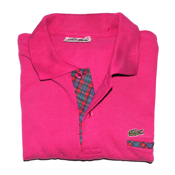 VTG Lacoste Chemise Men's Knit Polo Golf Shirt Size Large Croc Logo - Picture 6 of 7